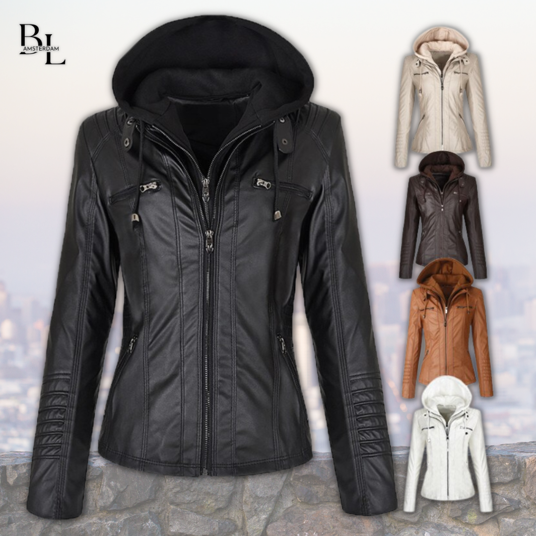 Suhayra- Bequeme Lederjacke für Frauen