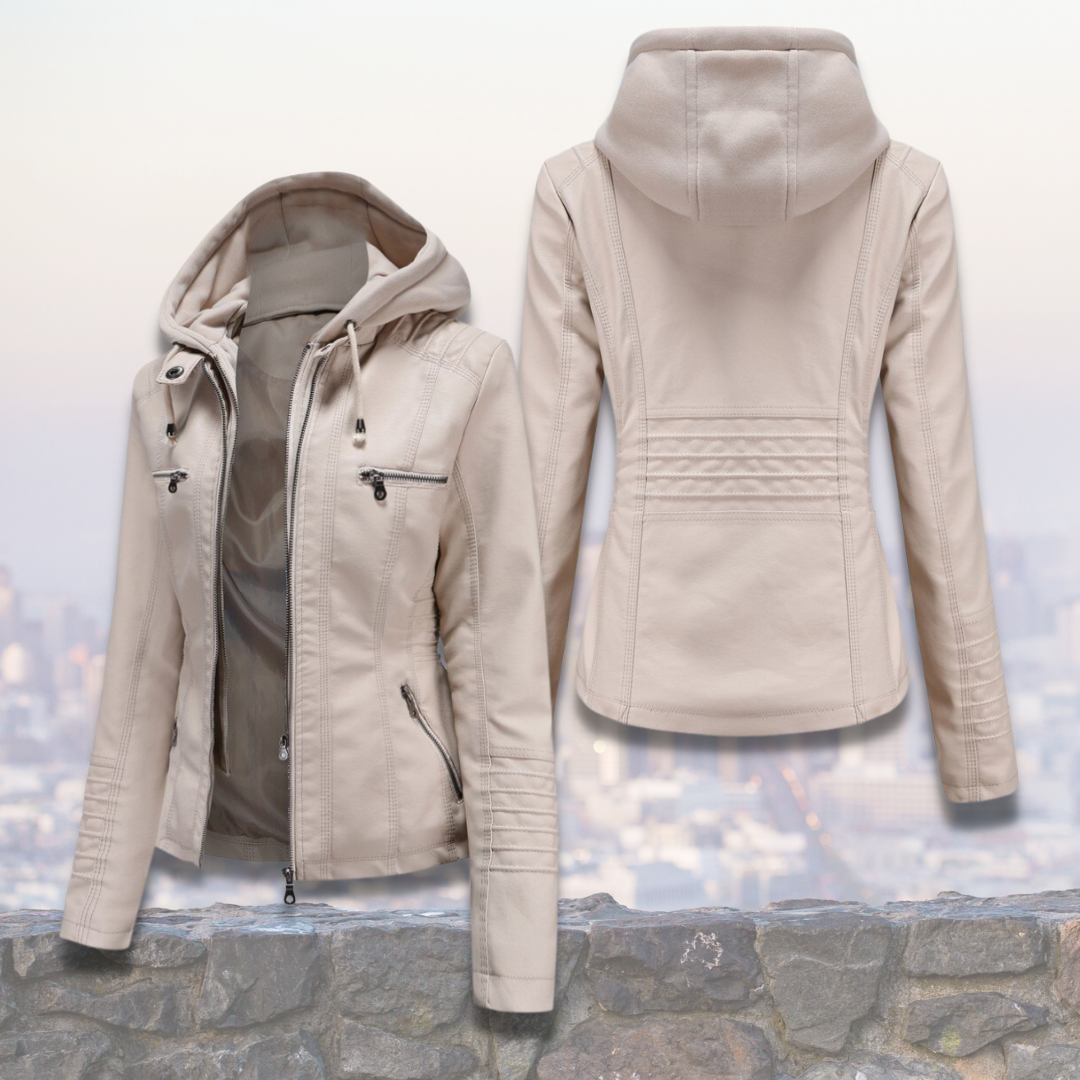 Suhayra- Bequeme Lederjacke für Frauen