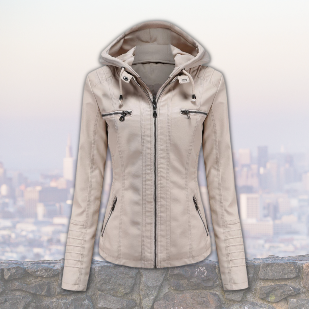 Suhayra- Bequeme Lederjacke für Frauen