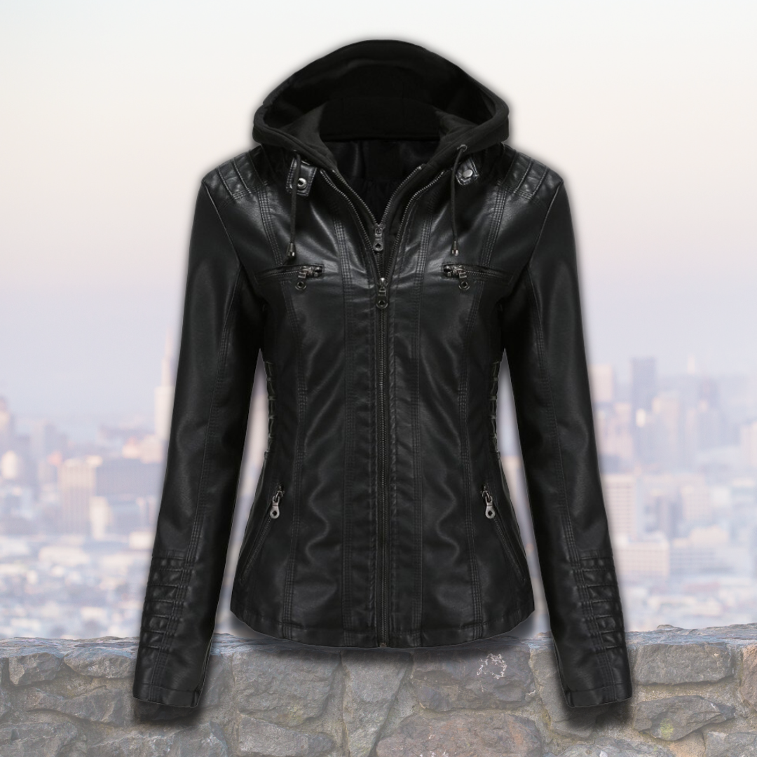 Suhayra- Bequeme Lederjacke für Frauen