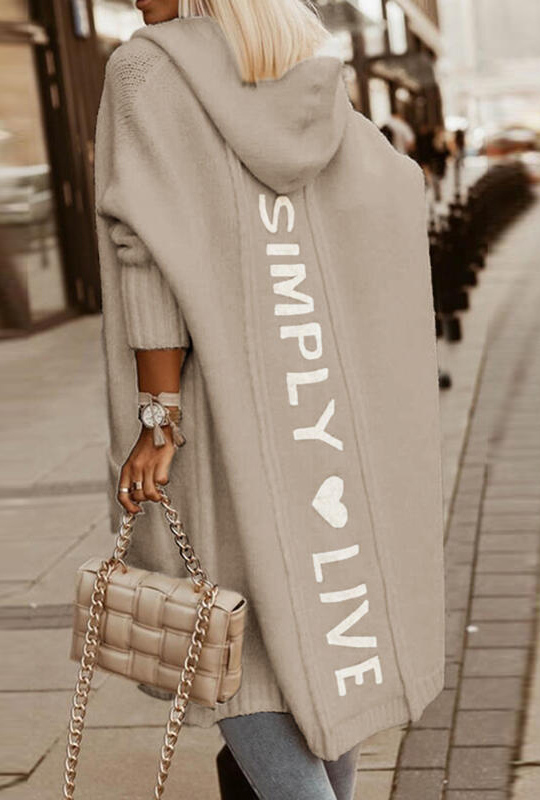 Gustl-Lange Strickjacke
