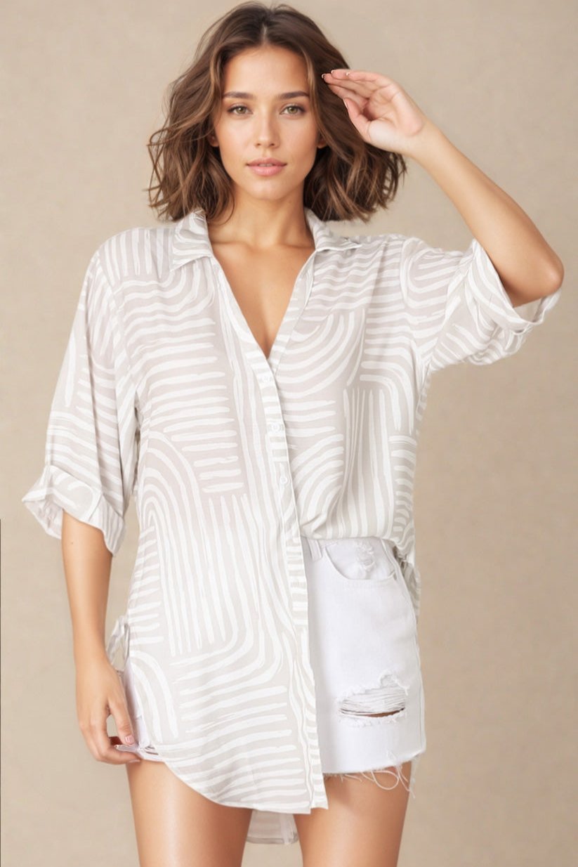 Isabetta | Oversize-Leinenhemd für Damen