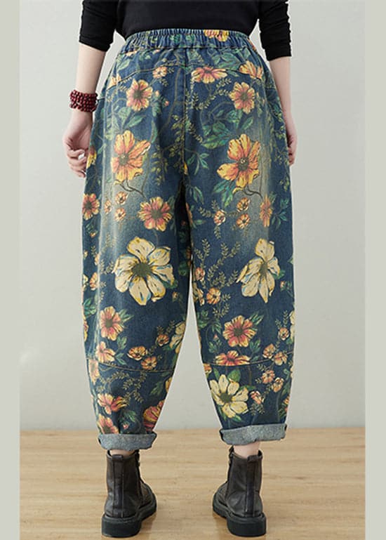 Geblümte Hosen für Damen