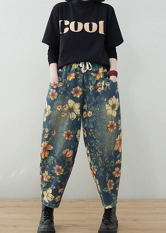 Geblümte Hosen für Damen