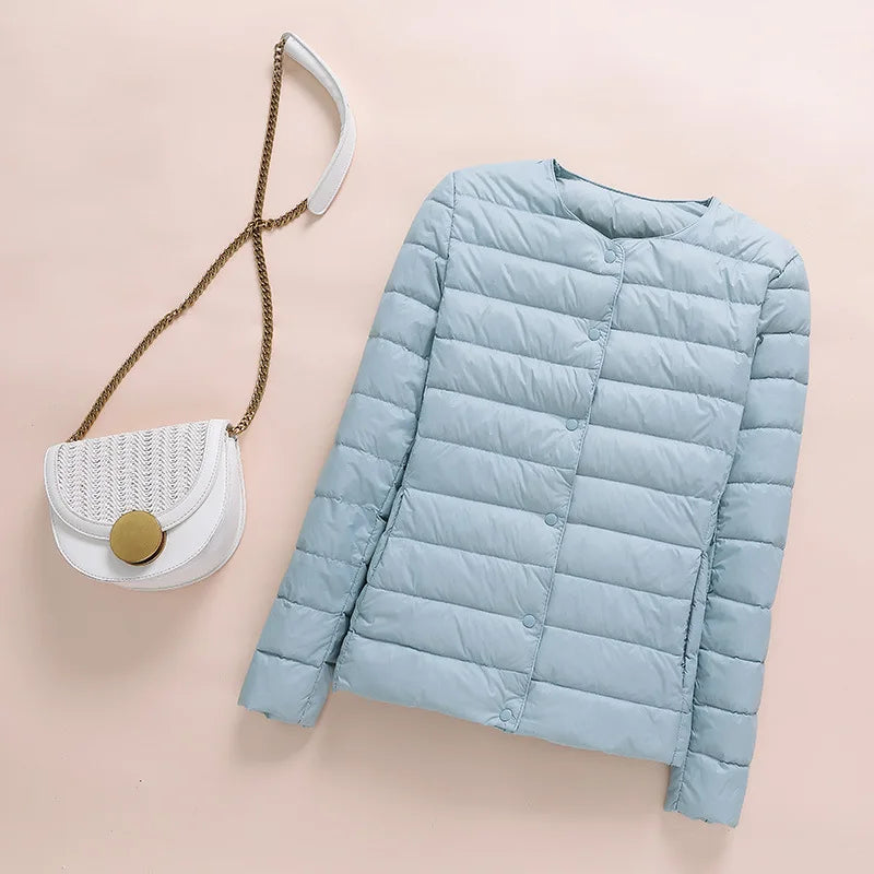 Chiara-Ultraleichte Daunenjacke für Damen
