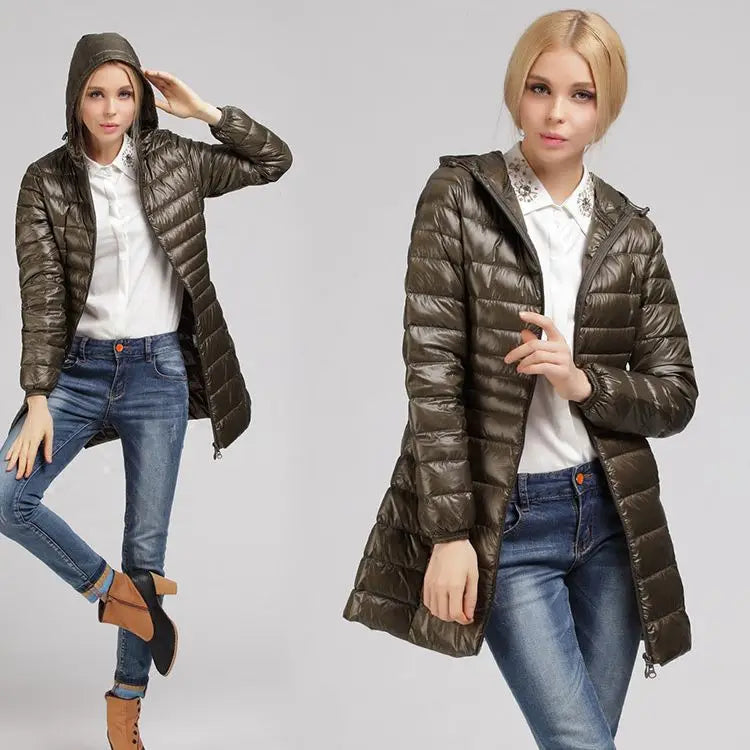 Lora - Ultraleichter Langer Mantel Women