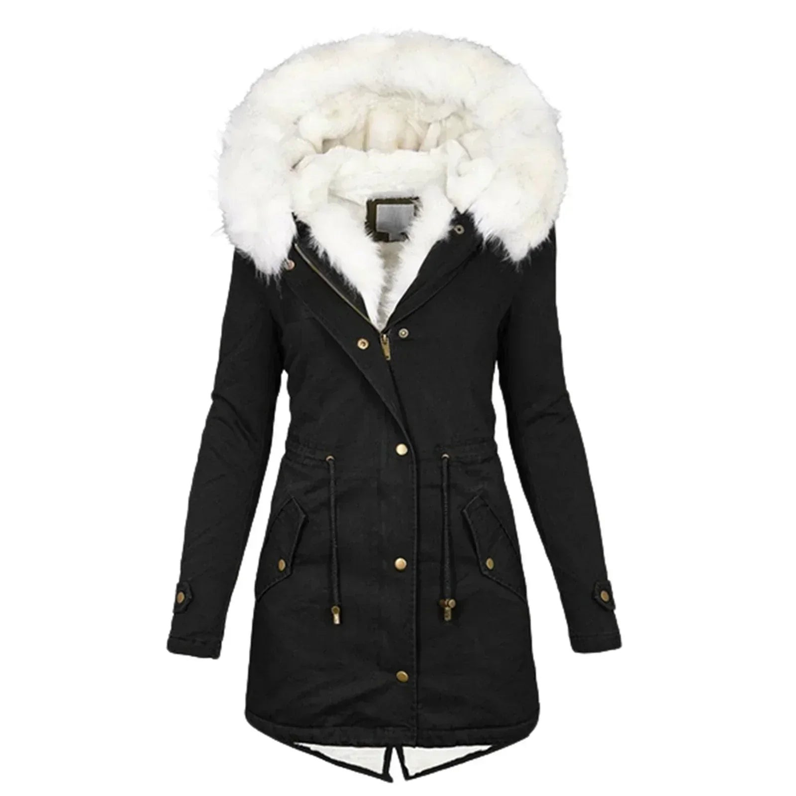 Ivara | Winterjacke mit Pelzfutter