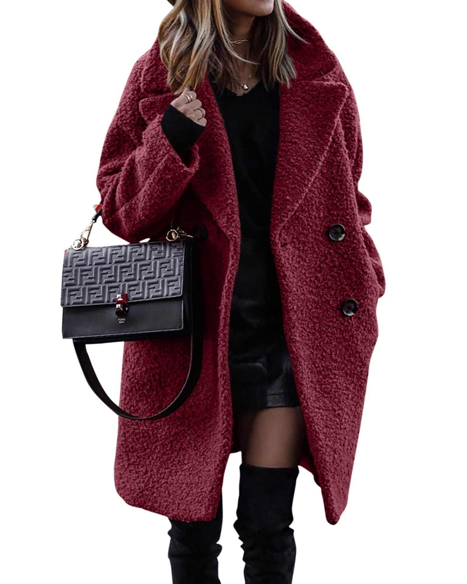 Eleganter Langer Mantel für Damen