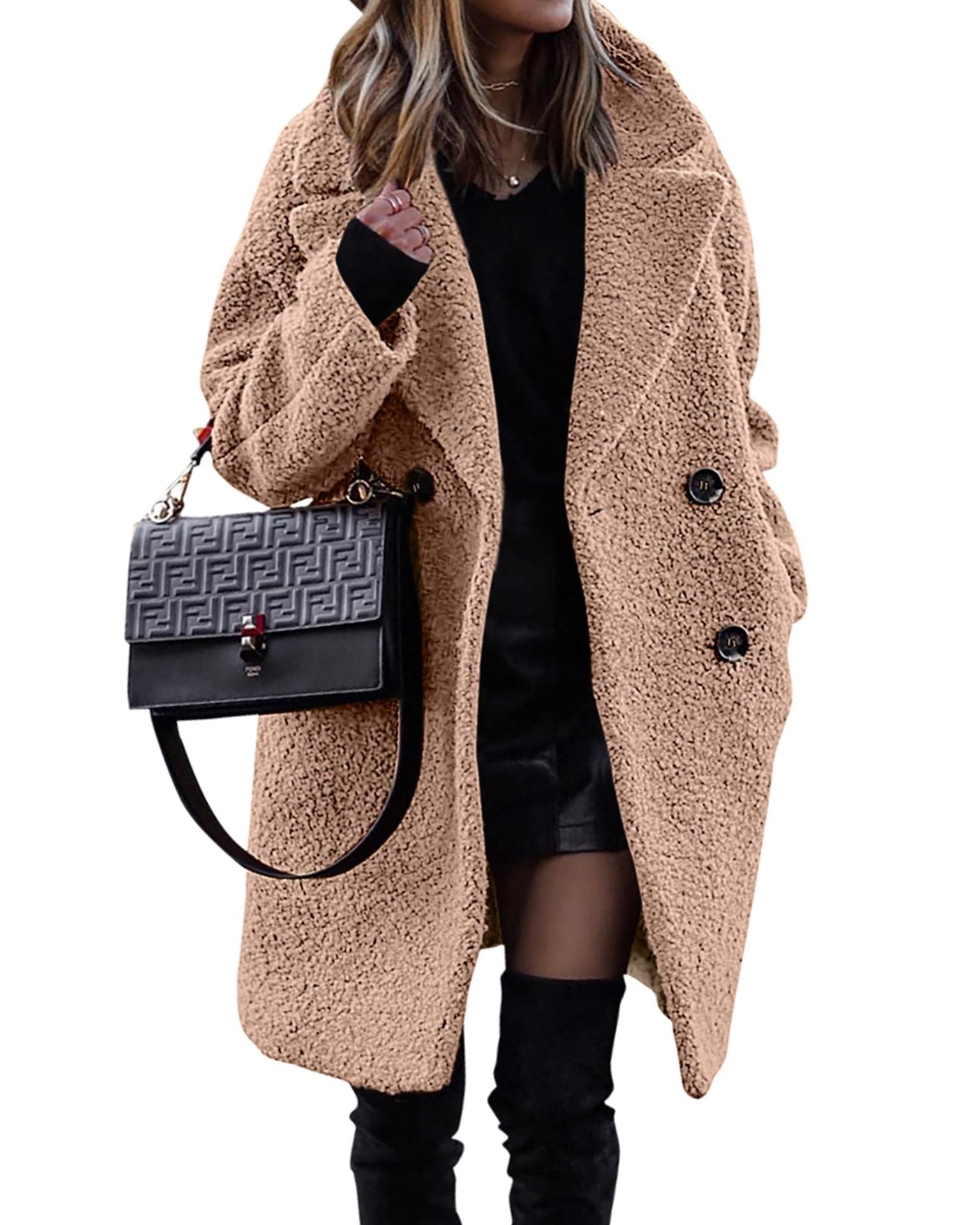 Eleganter Langer Mantel für Damen