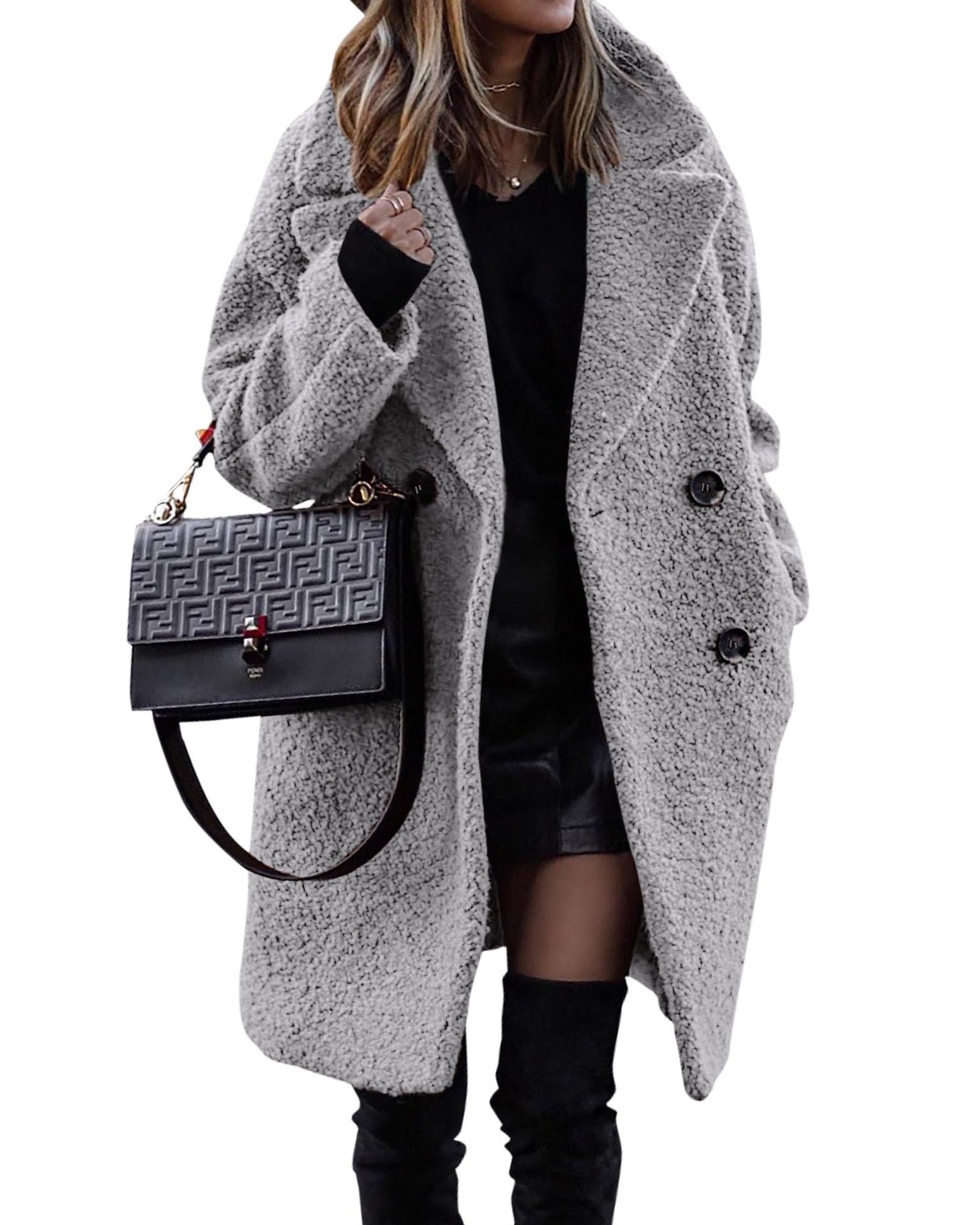 Eleganter Langer Mantel für Damen
