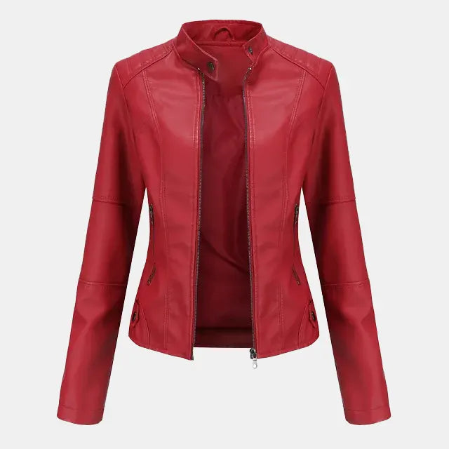 Aagje- Lederjacke für Frauen
