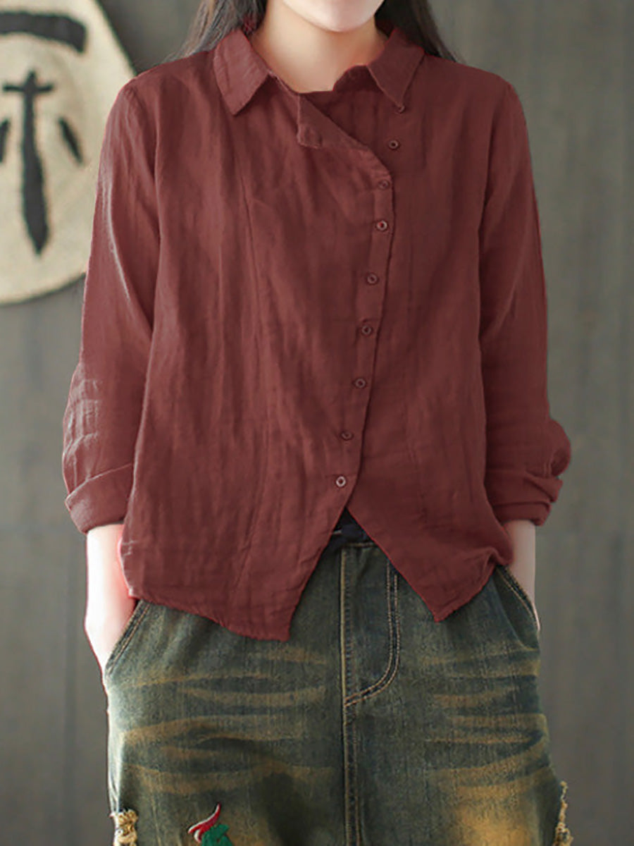Pazia | Plus Size Baumwollhemd