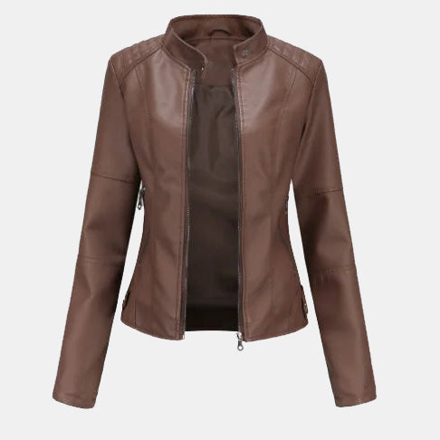 Aagje- Lederjacke für Frauen