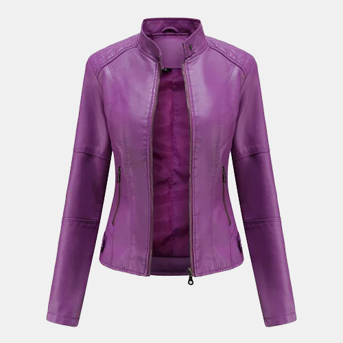 Aagje- Lederjacke für Frauen