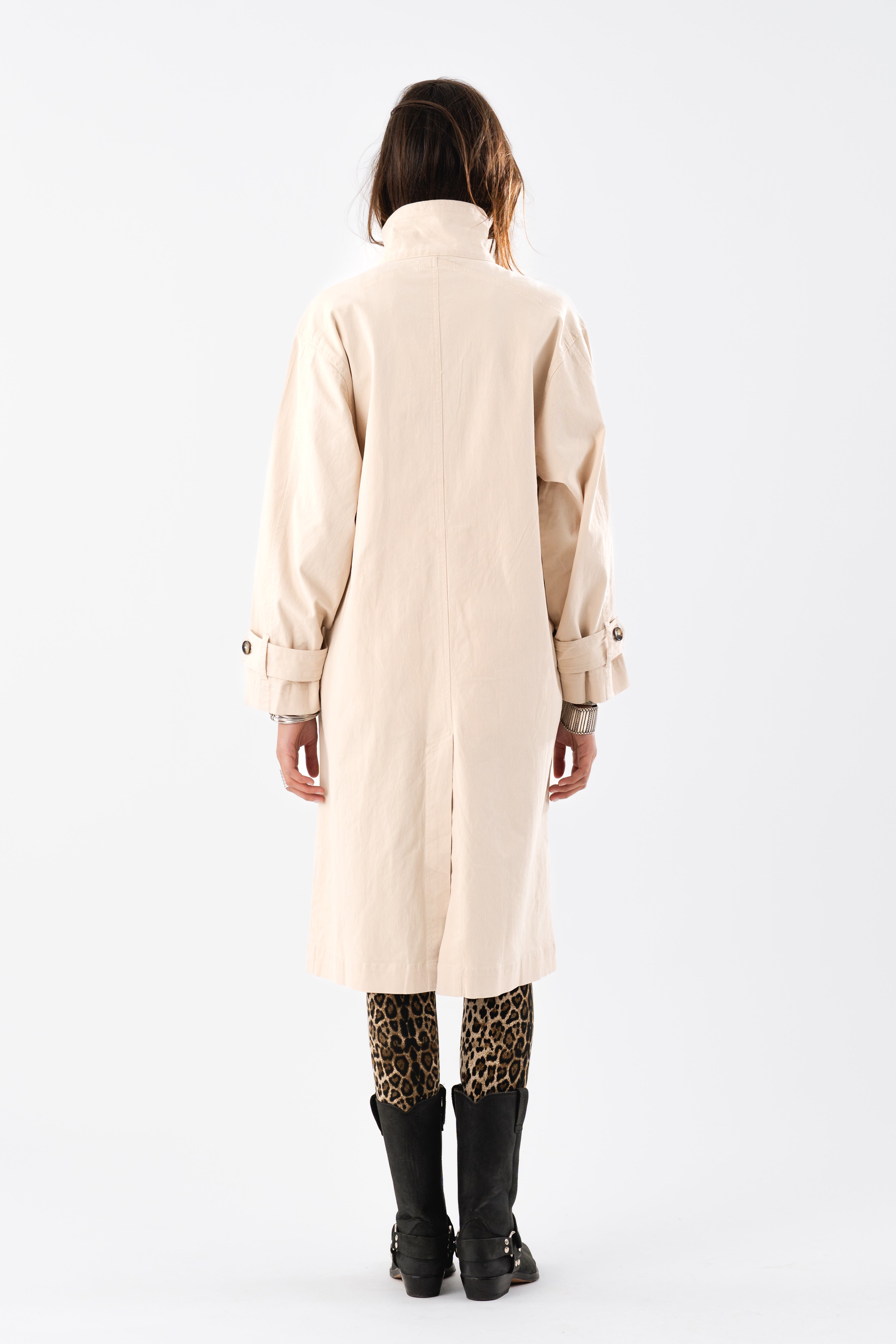Mystelle | Leichte Übergangsjacke in Creme