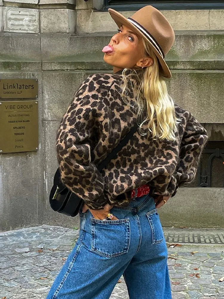 Jerrileen | Weste Leopard