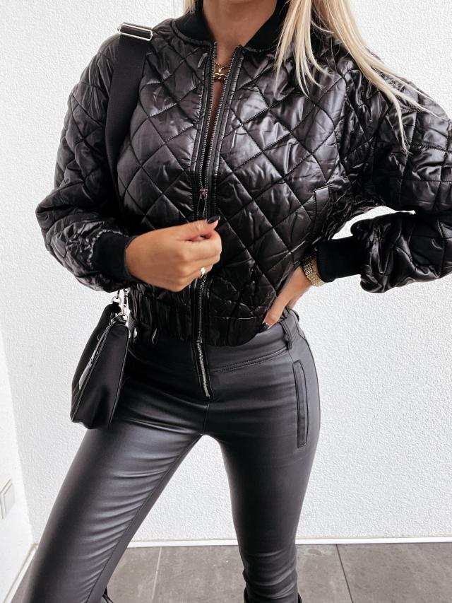 Pat - Stylische Kurze Gepolsterte Herbstjacke für Damen