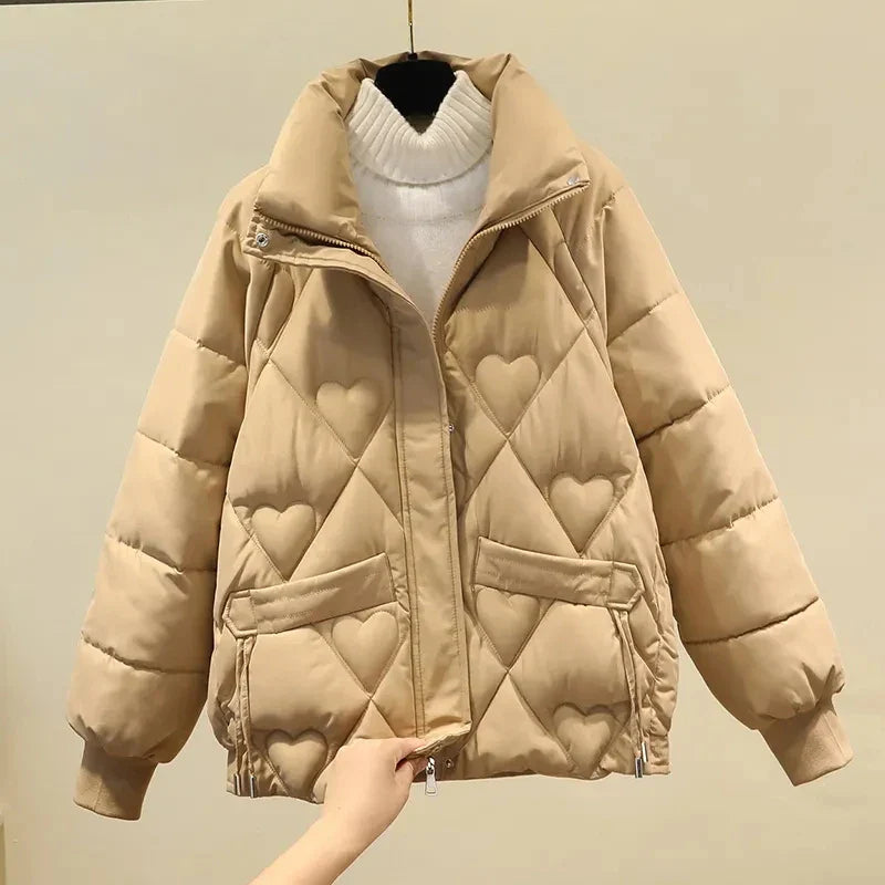 Novie– Warmer, Kurzer Steppmantel für Damen