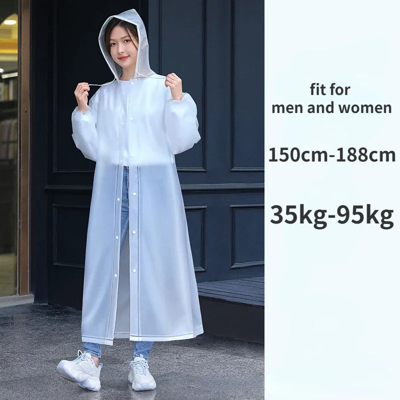 Rafferty - Langer Wasserdichter EVA-Regenmantel für Damen und Herren