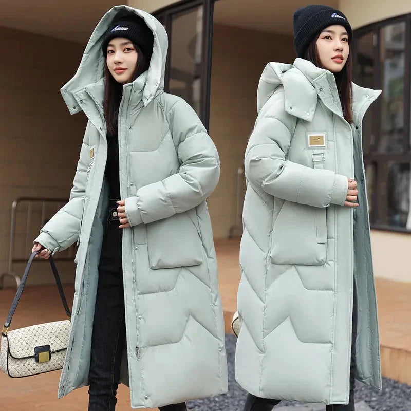 Hannah – Oversize Damen-Winterjacke mit Abnehmbarer Kapuze