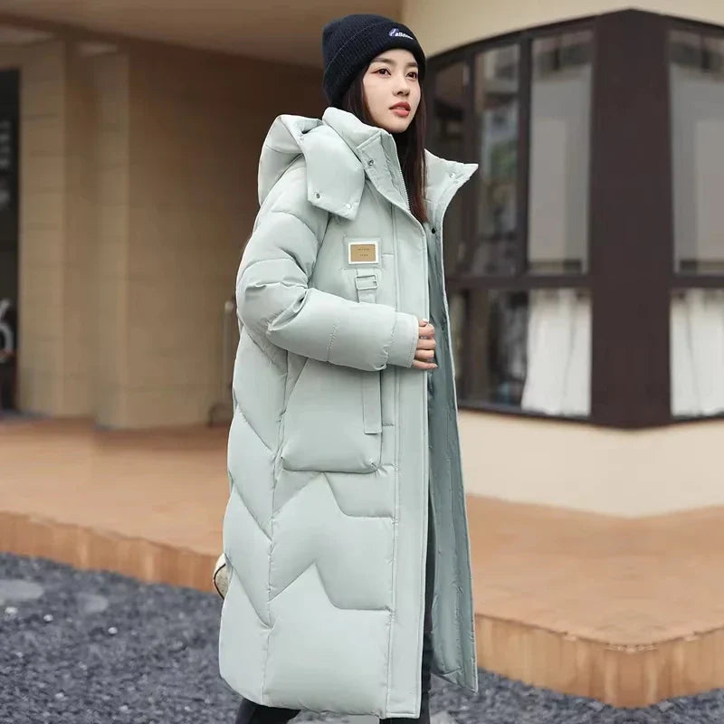 Hannah – Oversize Damen-Winterjacke mit Abnehmbarer Kapuze