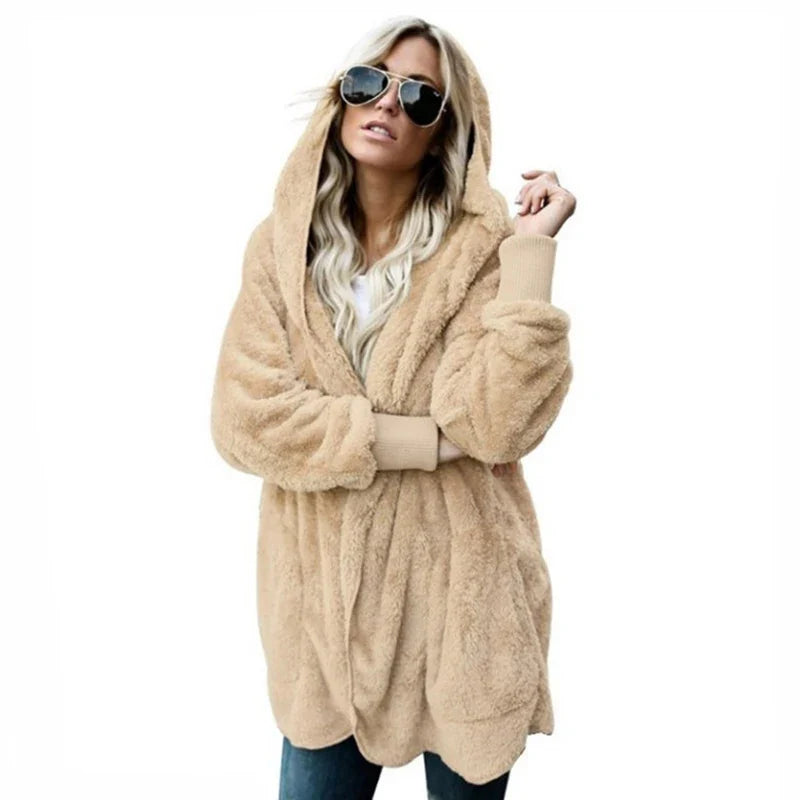 Coro- Herbst Winter Doppellagige Fleecejacke