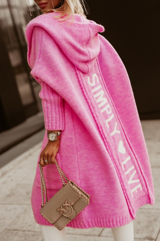 Gustl-Lange Strickjacke