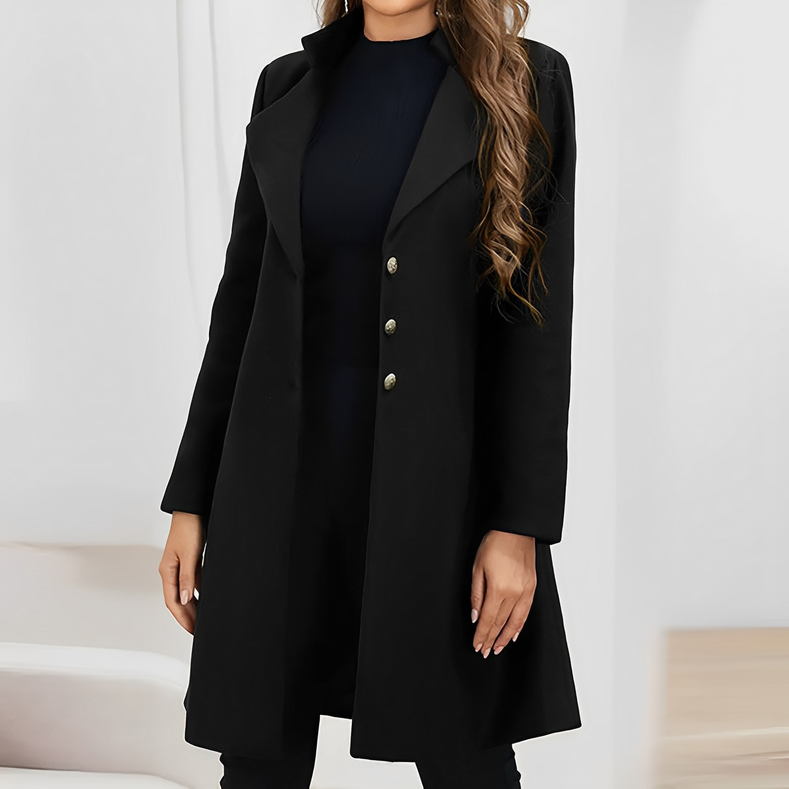 Celia - Stilvoller Winter-Wollmantel für Frauen