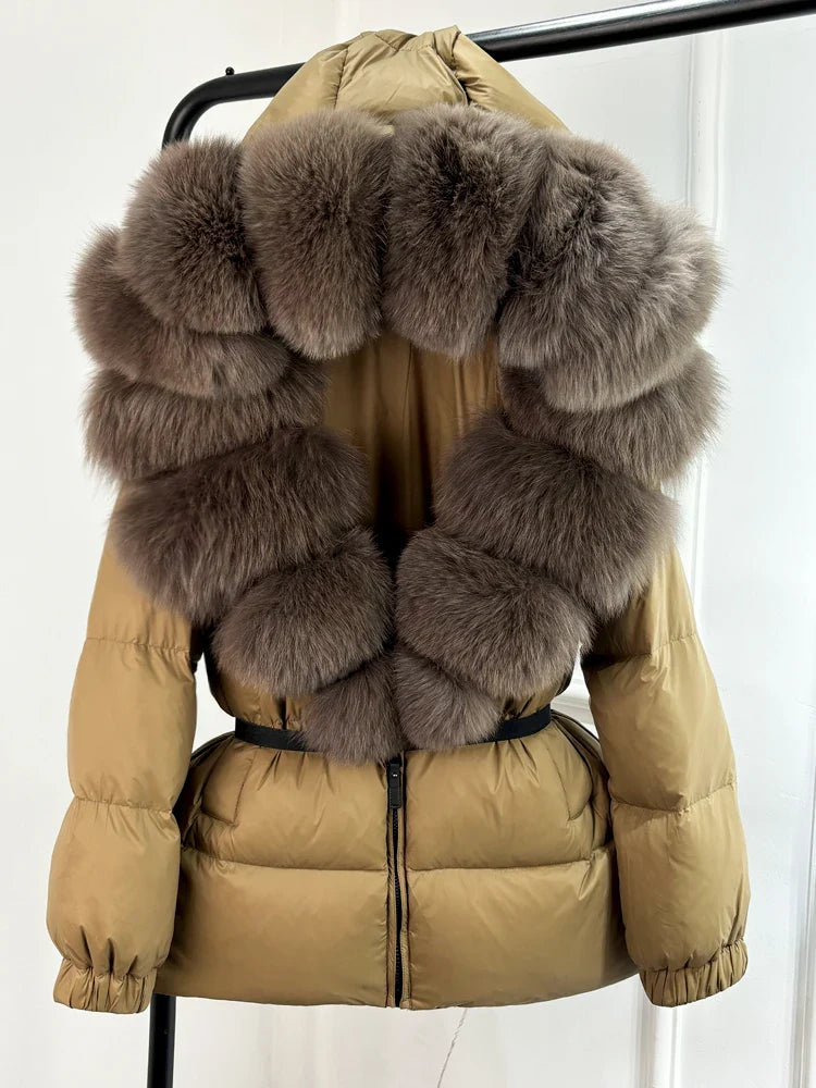 Amber - Dicke Daunenjacke Frau Winter
