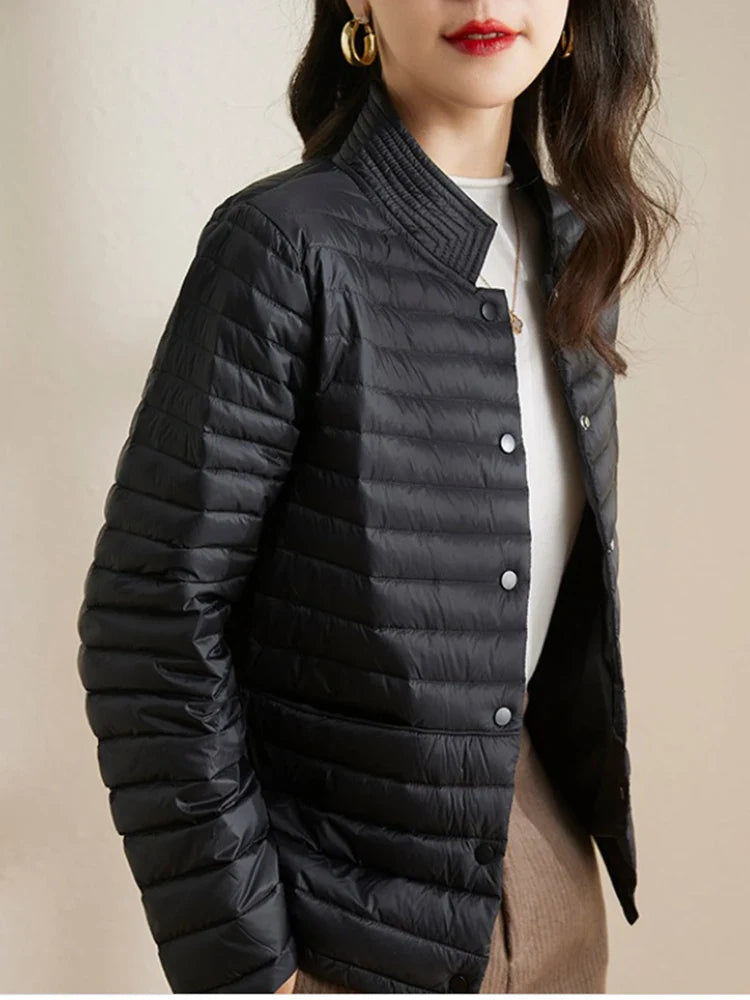Bérénice - Leichte Daunenjacke Frau Herbst