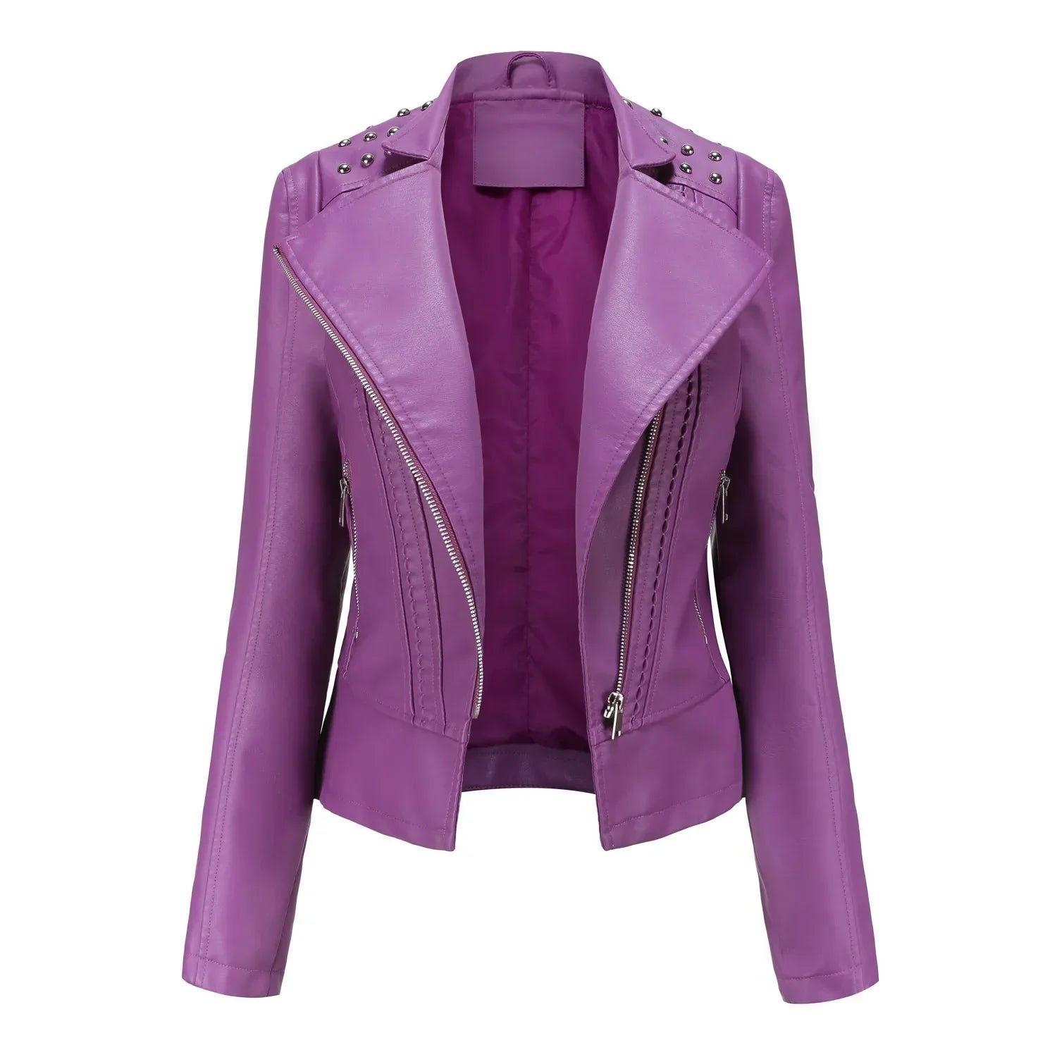 Helga - Kurze, Schlanke Lederjacke