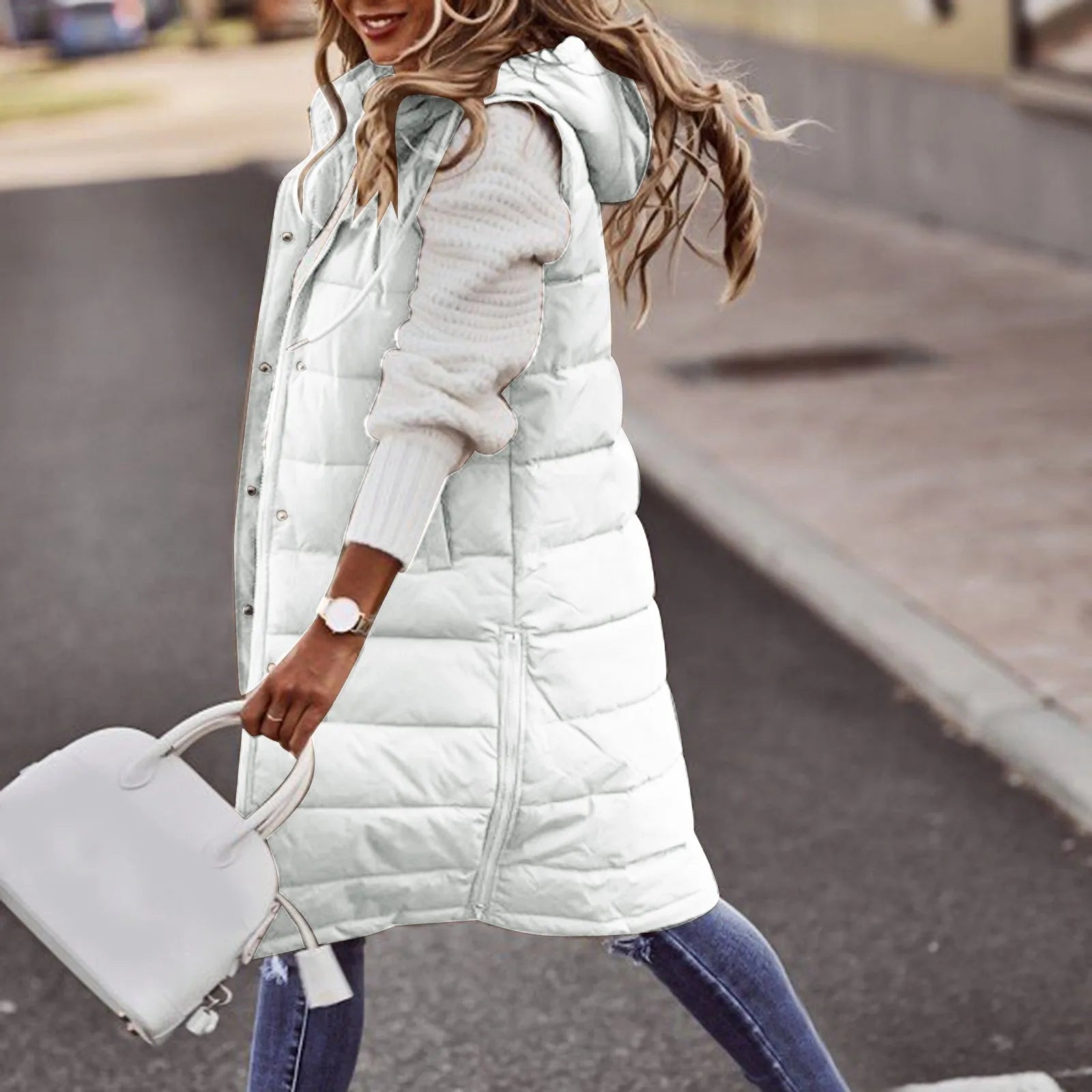 Diaz-Eleganter Damen-Wintermantel