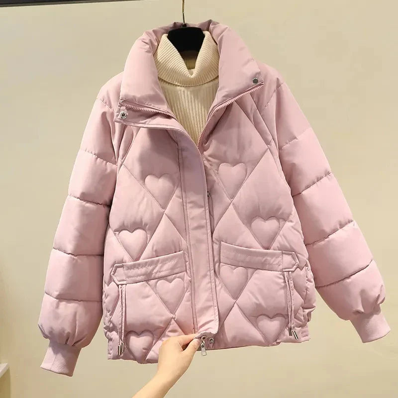 Novie– Warmer, Kurzer Steppmantel für Damen