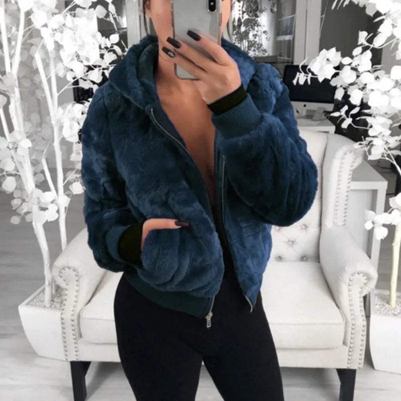 Ruby - Flauschiger Fleece-Bomber