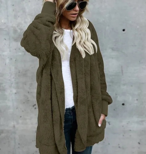 Coro- Herbst Winter Doppellagige Fleecejacke