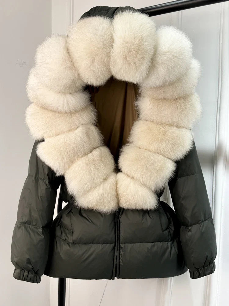 Amber - Dicke Daunenjacke Frau Winter