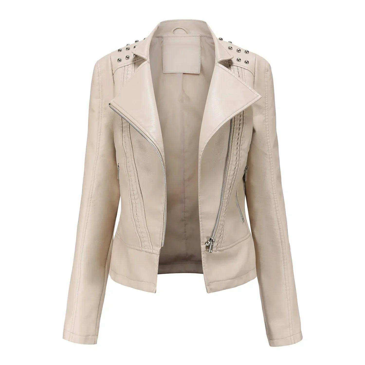 Helga - Kurze, Schlanke Lederjacke
