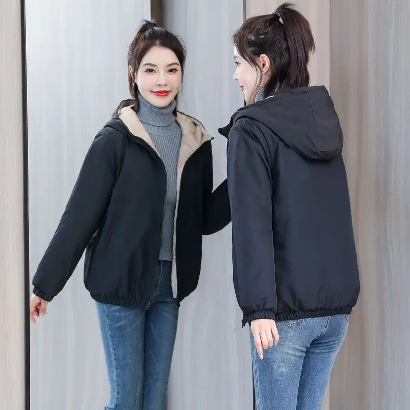 Emma - Warme mit Fleece Gefütterte Jacke für Frauen