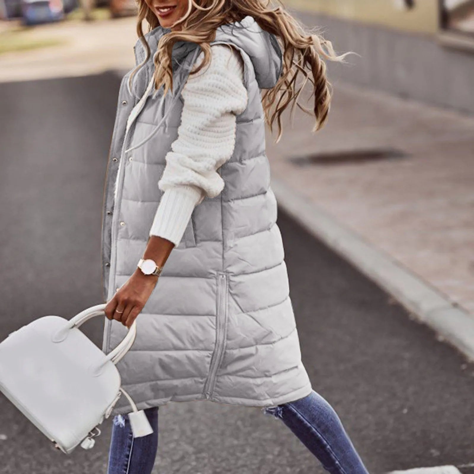 Diaz-Eleganter Damen-Wintermantel