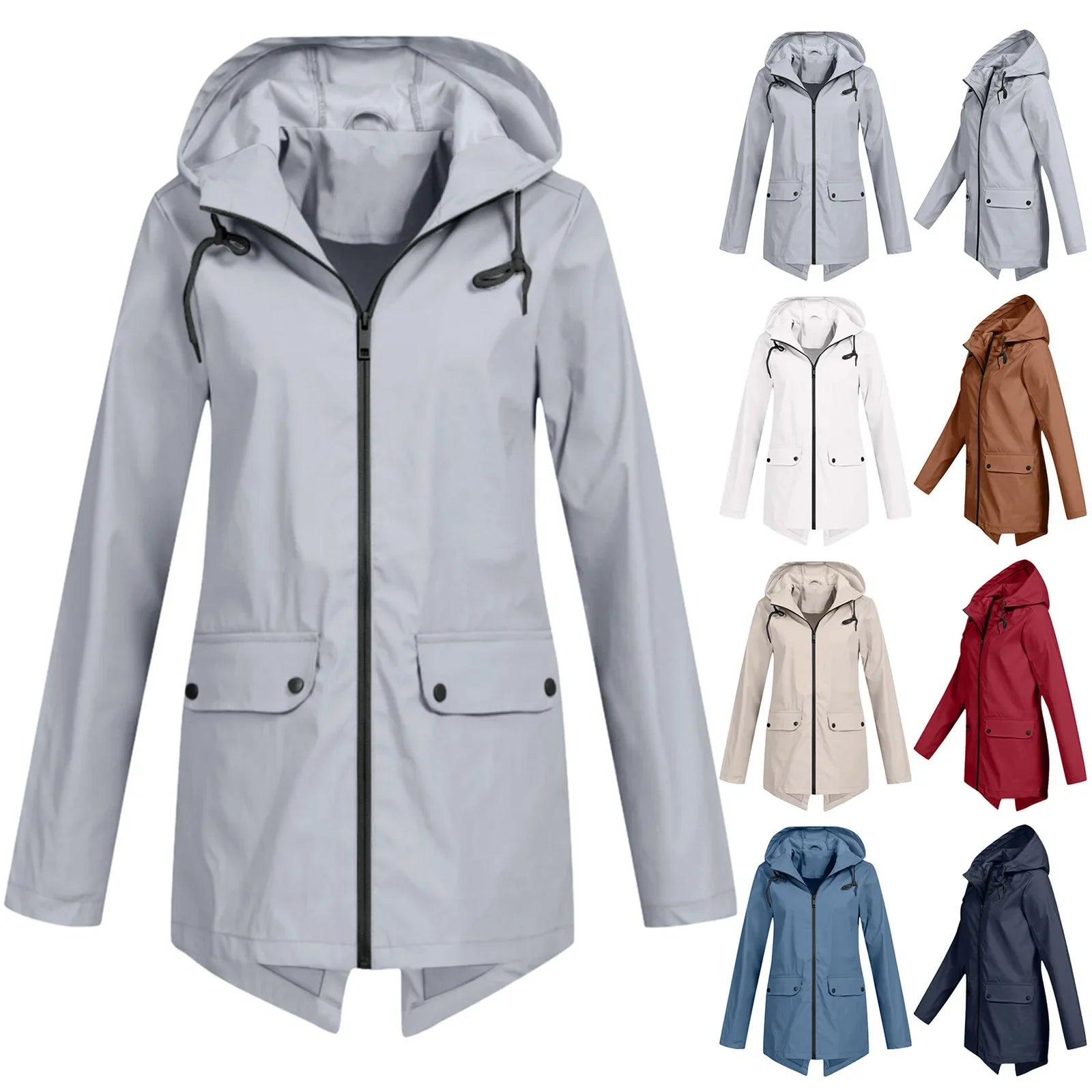 Sofia - Leichte Wasserdichte Regenjacke für Damen