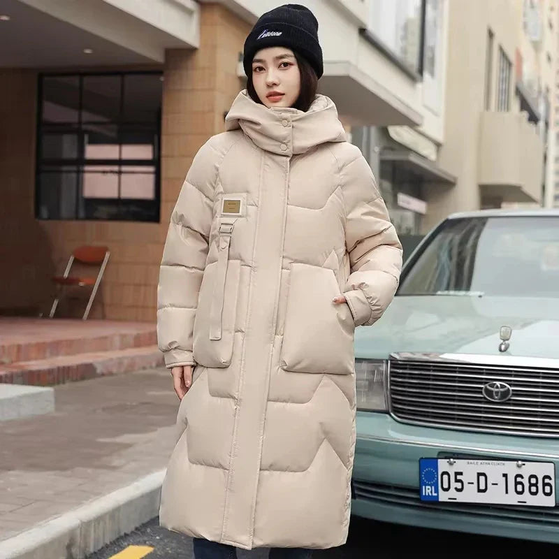 Hannah – Oversize Damen-Winterjacke mit Abnehmbarer Kapuze