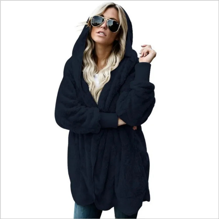 Coro- Herbst Winter Doppellagige Fleecejacke