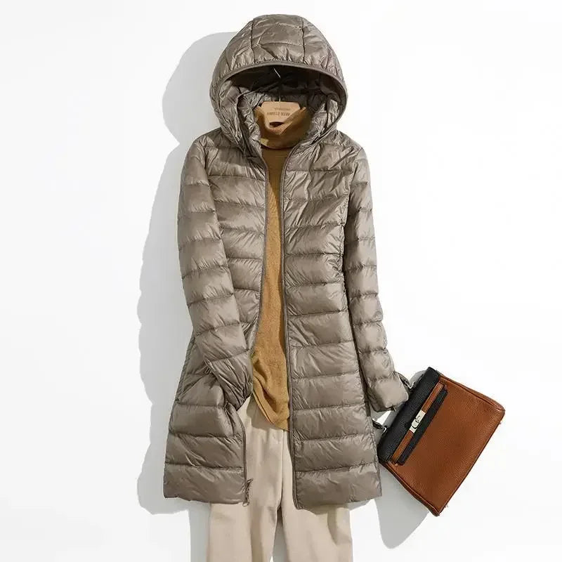 Jana – Ultralight Damen-Pufferjacke mit Kapuze