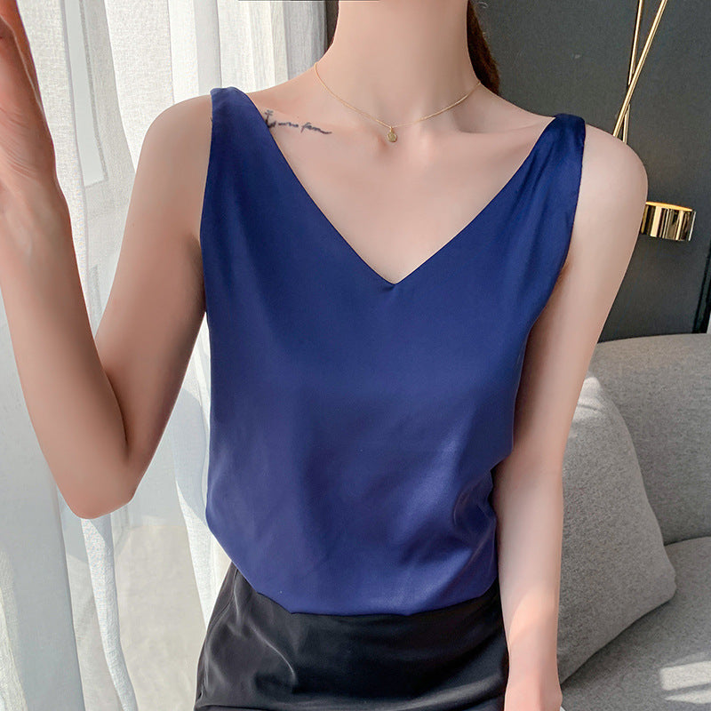 V-Ausschnitt Top für Damen