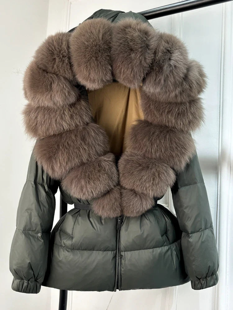 Amber - Dicke Daunenjacke Frau Winter