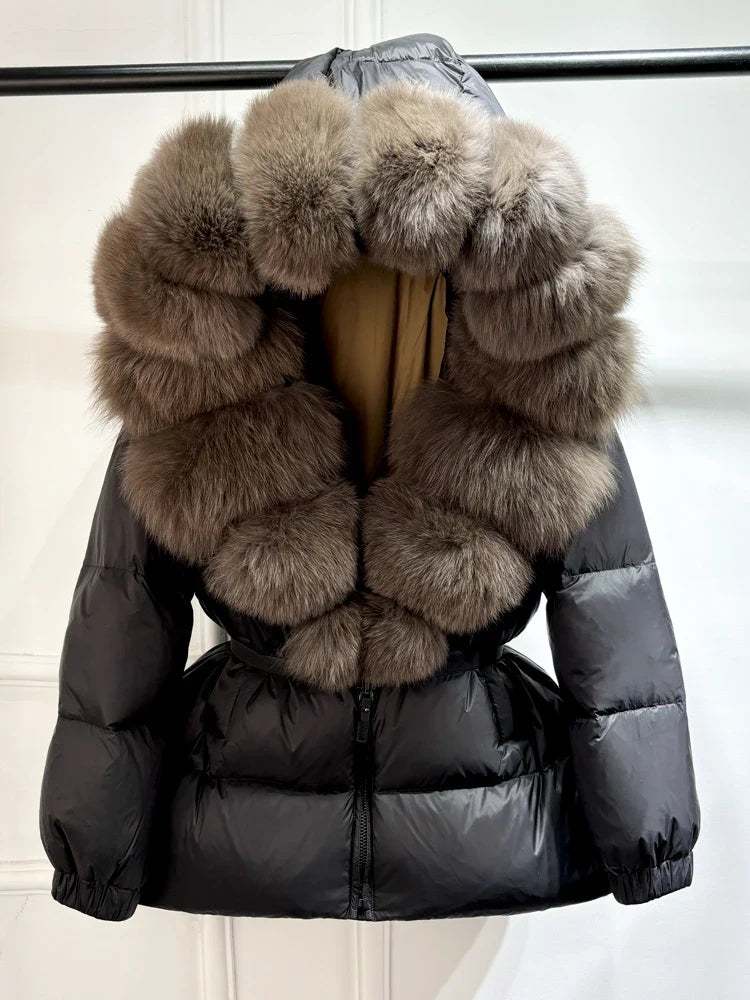 Amber - Dicke Daunenjacke Frau Winter