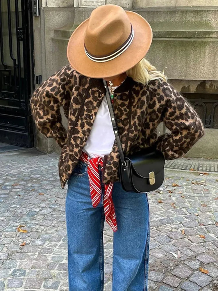 Jerrileen | Weste Leopard
