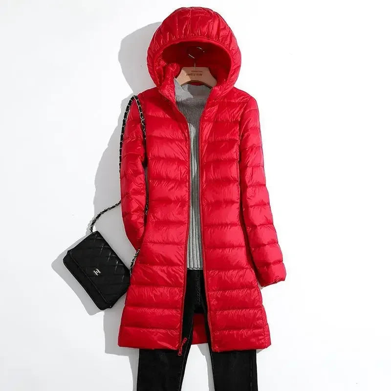 Jana – Ultralight Damen-Pufferjacke mit Kapuze