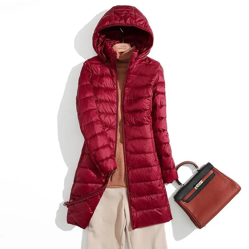 Jana – Ultralight Damen-Pufferjacke mit Kapuze