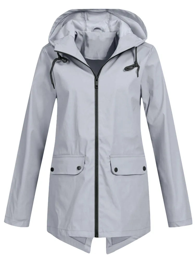 Sofia - Leichte Wasserdichte Regenjacke für Damen